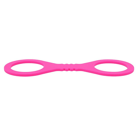 Sex & Mischief Hot Pink Fetish Play Silicone Hand Cuffs - Cuffs And Restraints