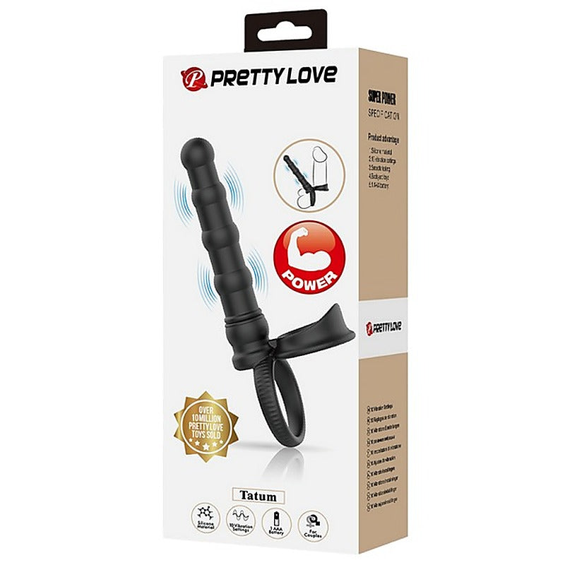 Tatum Vibrating Cock Ring With Anal Probe By Baile - Vibrating Cock Rings