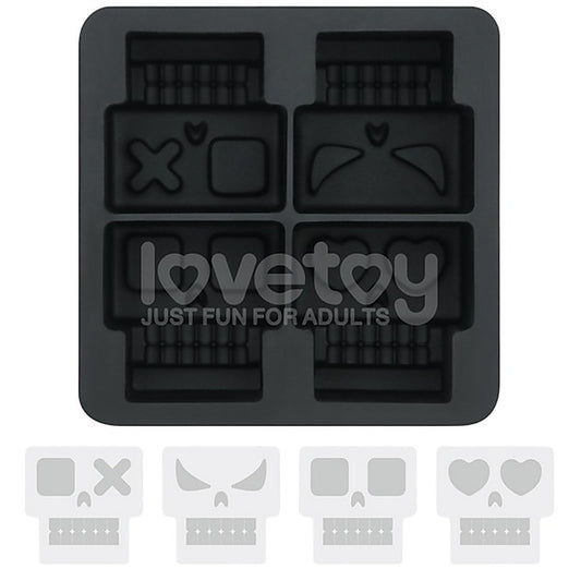 Bachelorette Party Skull Silicone Ice Tray By Lovetoy - Party Gifts and Novelties