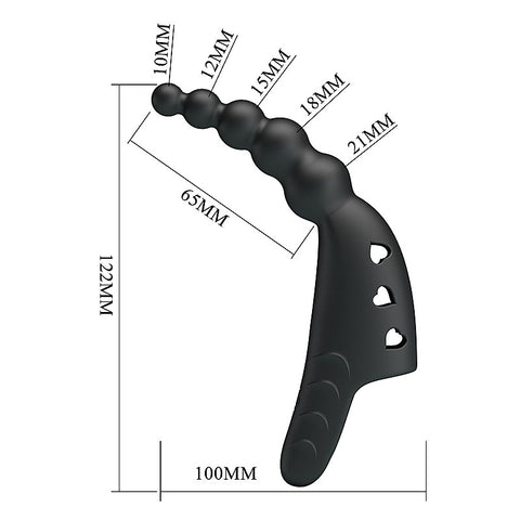 Rechargeable Honey Finger Vibrator By Baile - Finger and Tongue Vibrators