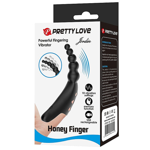 Rechargeable Honey Finger Vibrator By Baile - Finger and Tongue Vibrators