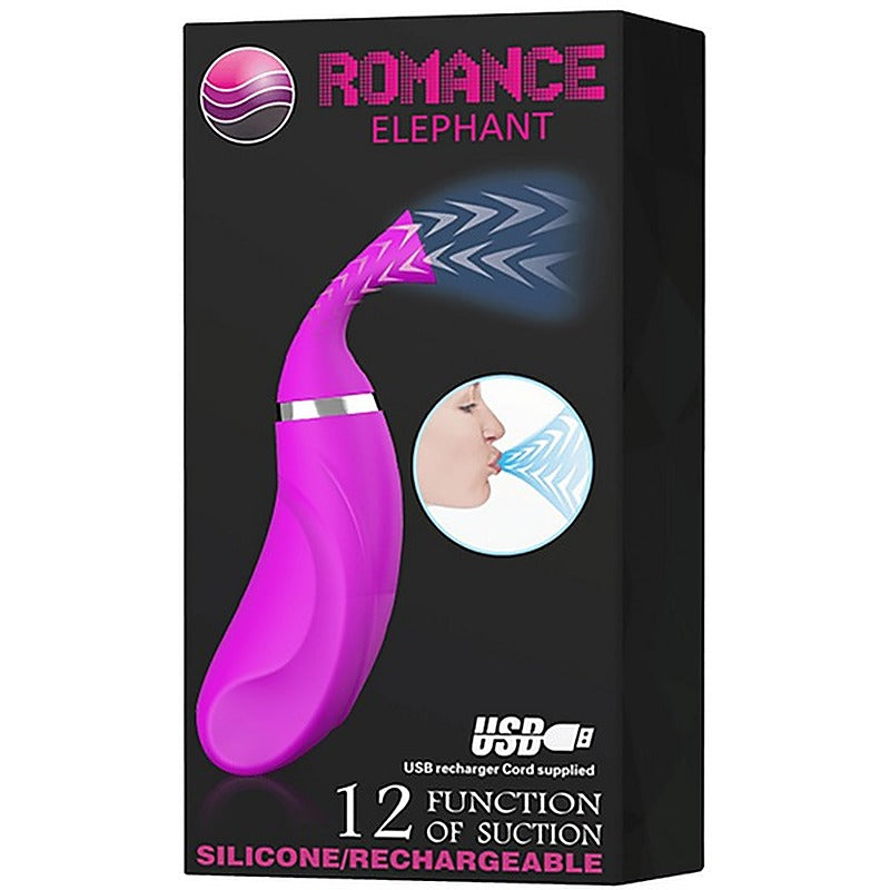 Romance Elephant Rechargeable Clitoral Vibrator By Baile - Clit Ticklers and Pulsators