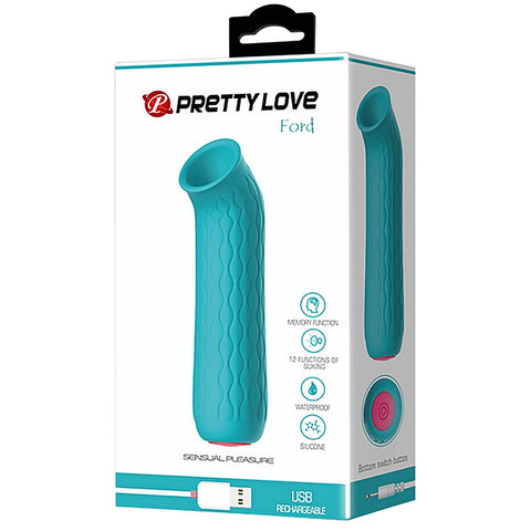 12 Functions Rechargeable Clitoral Massager By Baile - Clit Ticklers and Pulsators