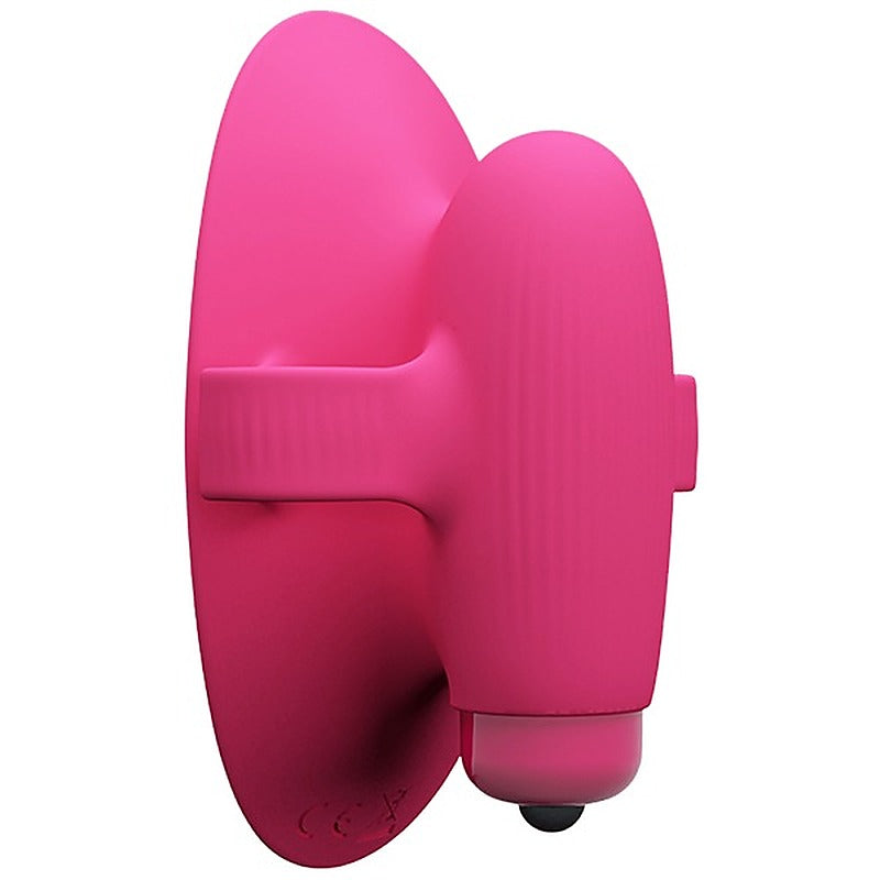 Baile Nelly Ribbed Silicone Finger Massager - Finger and Tongue Vibrators