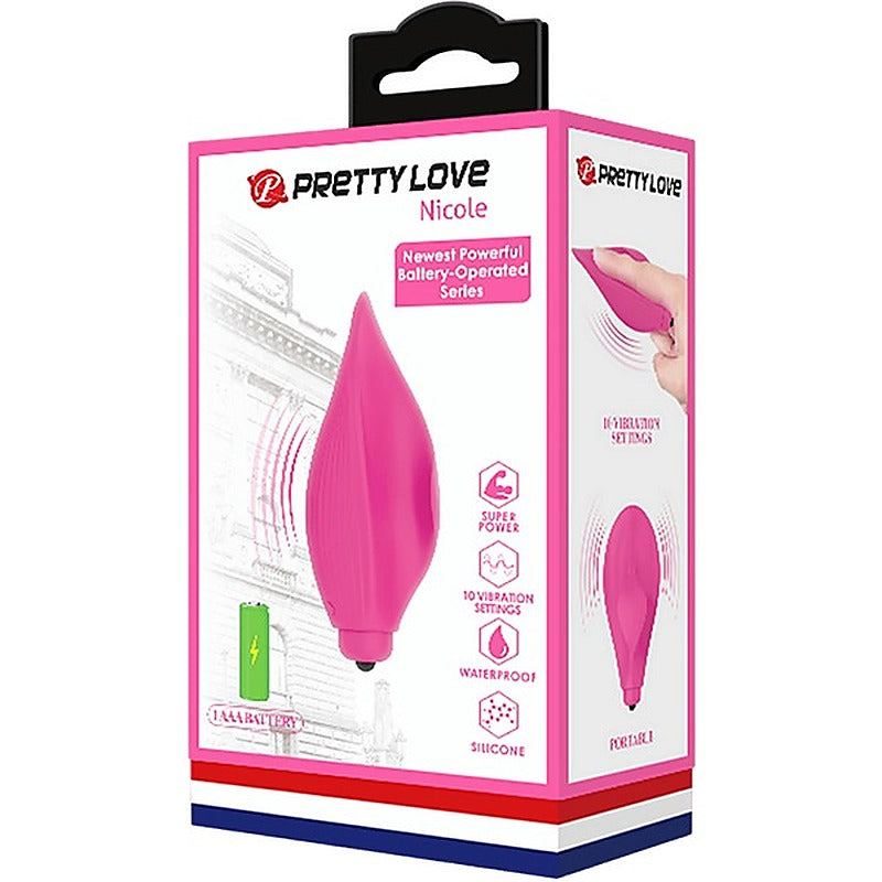 Baile Nicole 10 Functions Silicone Finger Vibrator - Finger and Tongue Vibrators