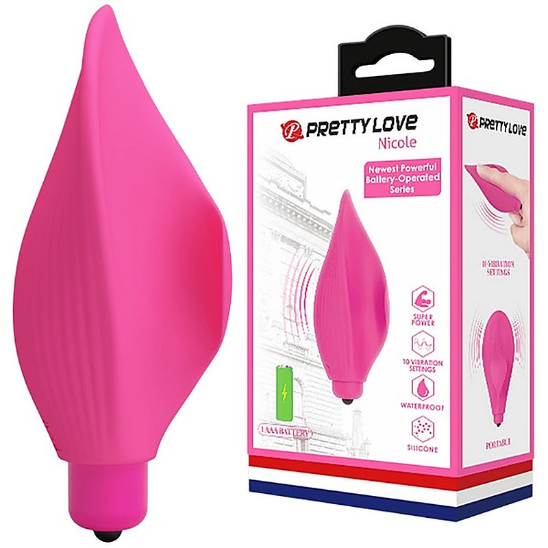 Baile Nicole 10 Functions Silicone Finger Vibrator - Finger and Tongue Vibrators