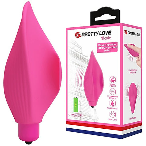 Baile Nicole 10 Functions Silicone Finger Vibrator - Finger and Tongue Vibrators