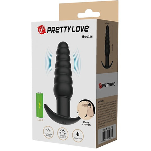 Aeolis Vibrating Silicone Anal Plug By Baile - Butt Plugs