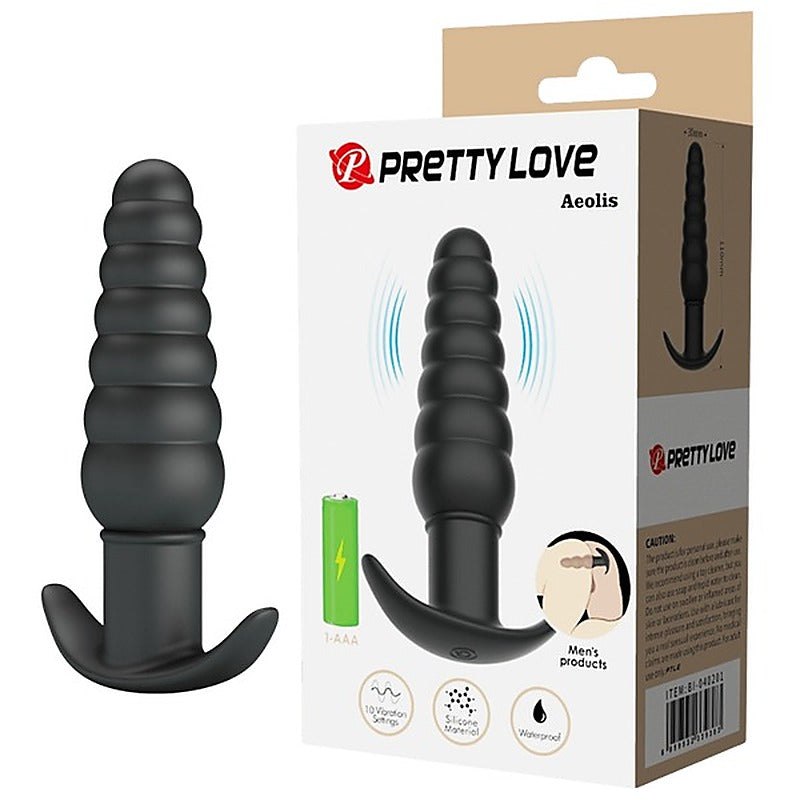 Aeolis Vibrating Silicone Anal Plug By Baile - Butt Plugs