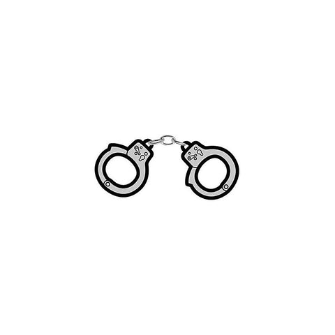 Bondage Handcuffs Enamel Pin By Wood Rocket - Party Gifts and Novelties