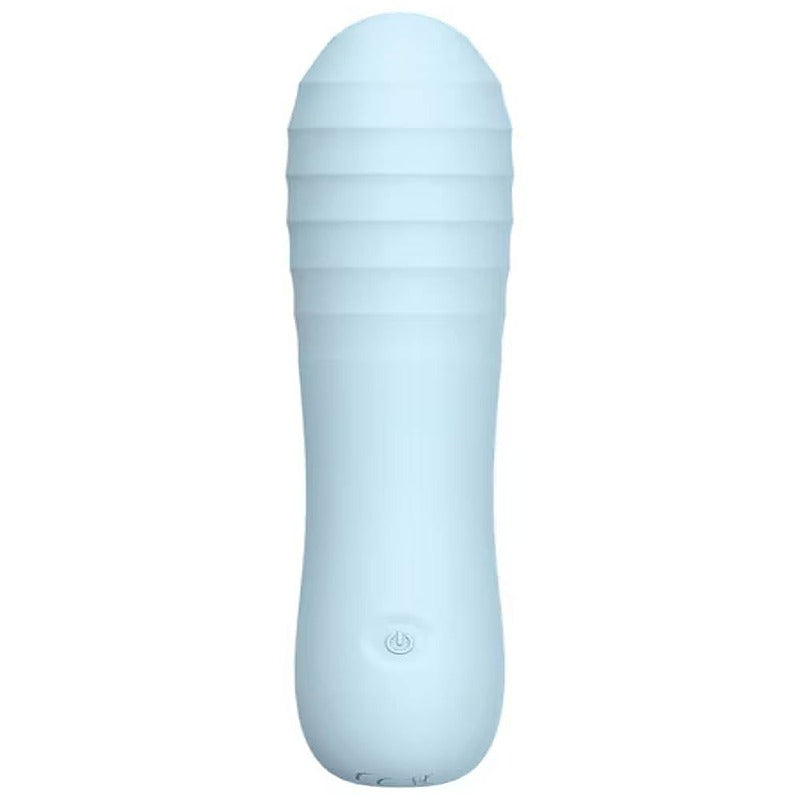 Soft by Playful Posh Rechargeable Squishy Ribbed Vibrator - Personal Massagers