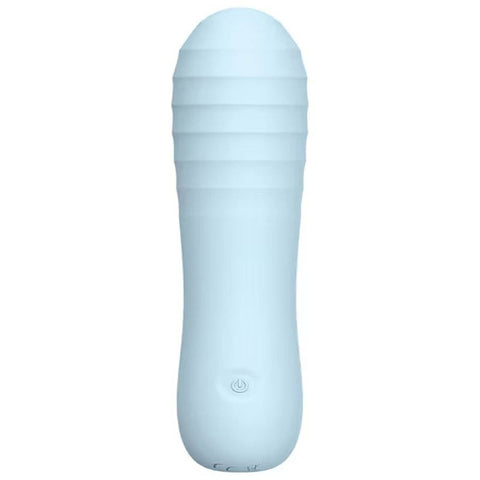 Soft by Playful Posh Rechargeable Squishy Ribbed Vibrator - Personal Massagers