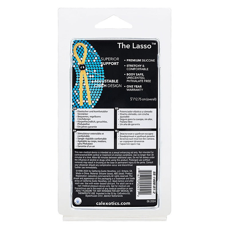 The Lasso Adjustable Cock Ring By California Exotics - Stretchy Cock Rings