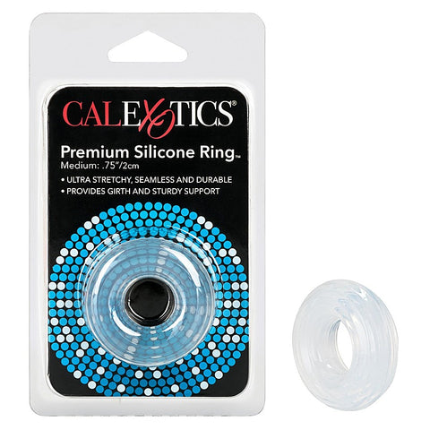 Silicone Cock Ring Medium by California Exotics - Stretchy Cock Rings