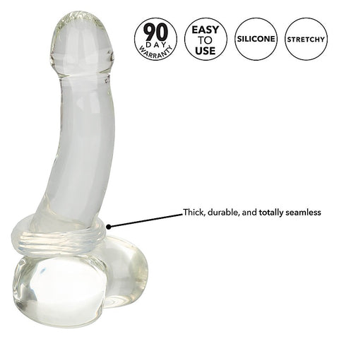 Silicone Cock Ring Medium by California Exotics - Stretchy Cock Rings