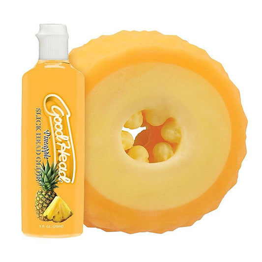 GoodHead Pineapple Blowjob Stroker with Flavoured Lubricant