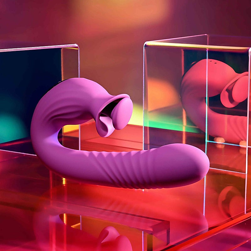 Deep Ecstasy Thrusting And Tapping Vibrator By Evolved - Clit Ticklers and Pulsators
