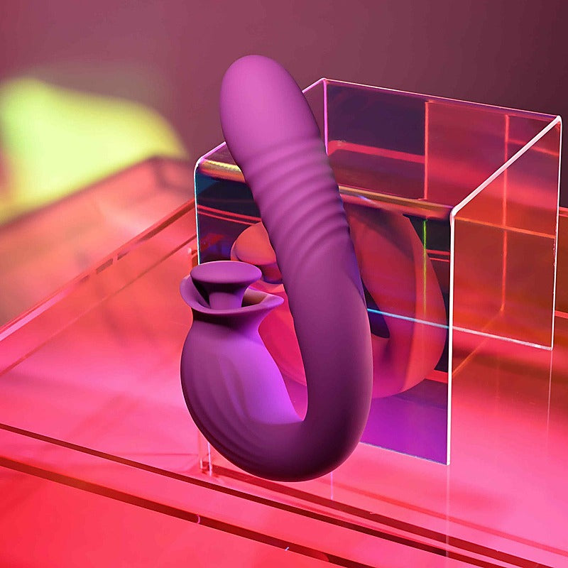 Deep Ecstasy Thrusting And Tapping Vibrator By Evolved - Clit Ticklers and Pulsators
