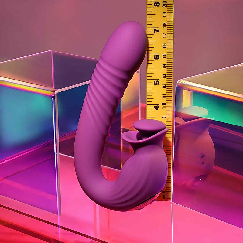 Deep Ecstasy Thrusting And Tapping Vibrator By Evolved - Clit Ticklers and Pulsators