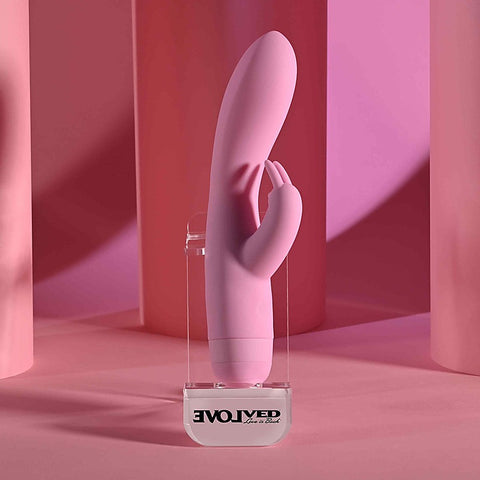 Cushy Bunny 7 Functions Silicone Rabbit Vibrator By Evolved - Rabbit Vibrators
