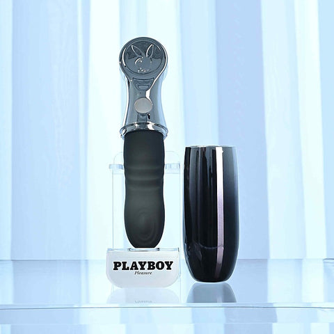 Playboy Pleasure Bon Voyage Rechargeable Tapping Vibrator - Personal Massagers