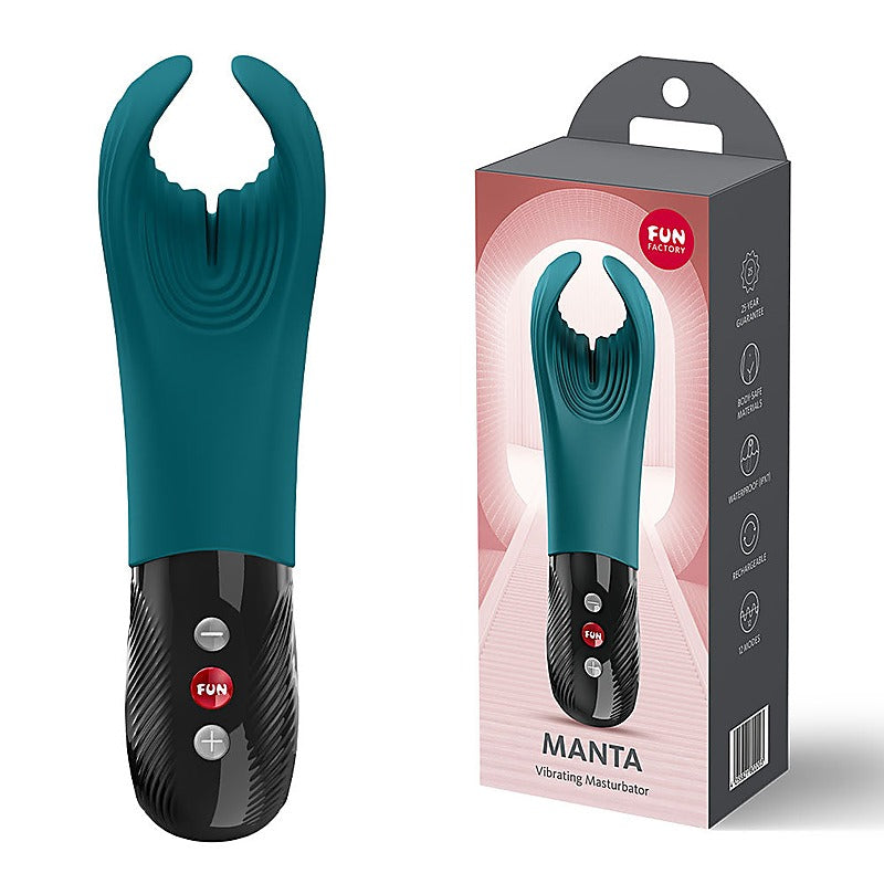 Manta Rechargeable Unisex Vibrator By Fun Factory - Masturbators and Strokers