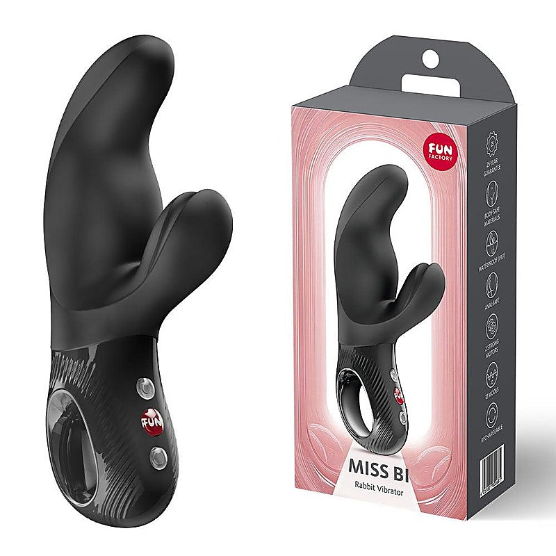 Miss Bi Rechargeable Rabbit Massager By Fun Factory - Rabbit Vibrators