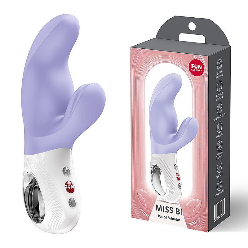 Miss Bi Rechargeable Rabbit Massager By Fun Factory - Rabbit Vibrators