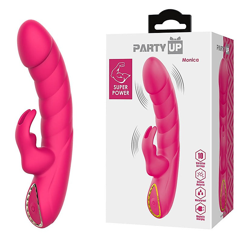 MONICA Rabbit Vibrator by Party Up - Rabbit Vibrators