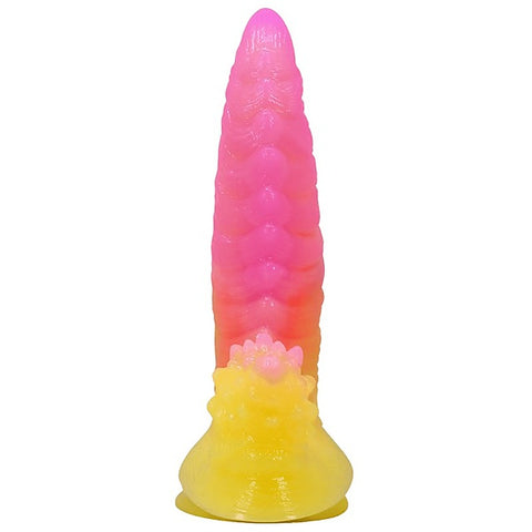Flame Beast Rippled Monster Silicone Dildo By Baile - Realistic Dildos