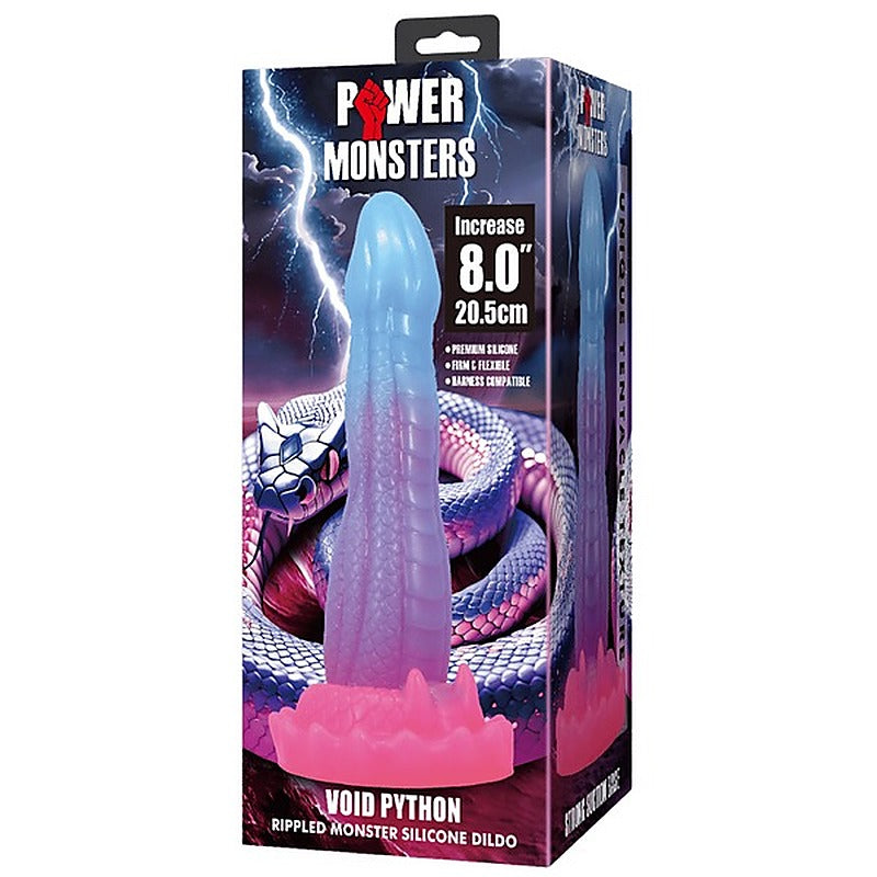 Void Python Rippled Monster 8 Inch By Baile - Realistic Dildos