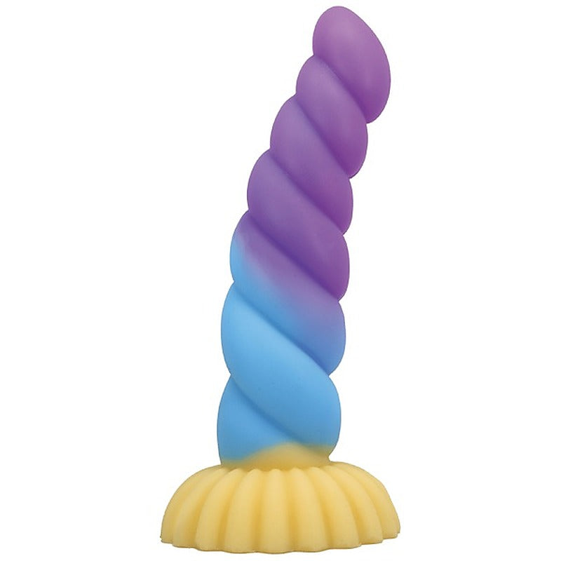 Unicorn 22 Cm Suction Cup Silicone Dong By Baile - Realistic Dildos