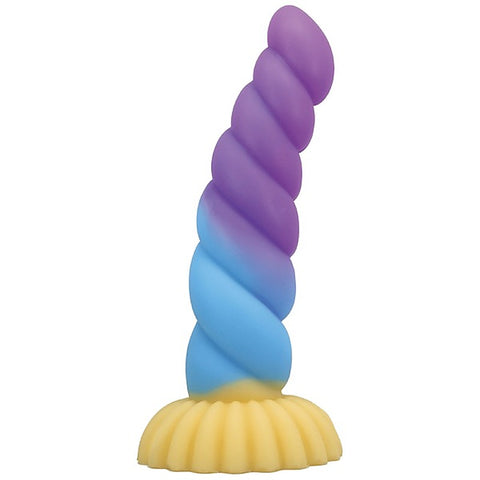 Unicorn 22 Cm Suction Cup Silicone Dong By Baile - Realistic Dildos