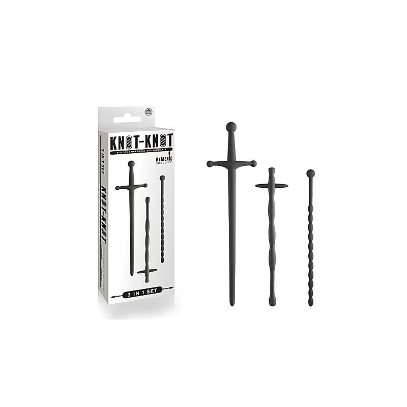 Knot-Knot Silicone Urethral Sounds Kit By Nanma - Urethral Sounds