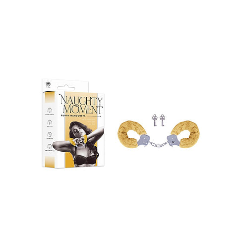 Nanma Corporation Naughty Moment Handcuff With Furry Sleeve - Cuffs And Restraints