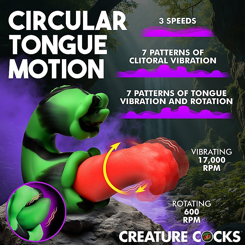 Creature Cocks Tongue Lasher By Xr Brands - Clit Ticklers and Pulsators