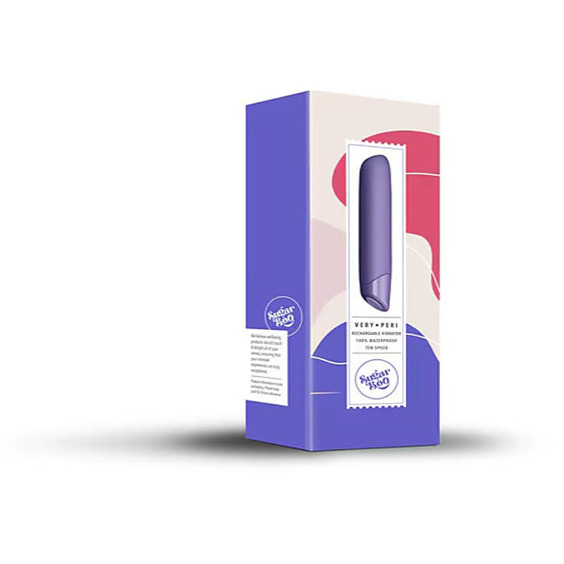 Rocks Off SugarBoo Very Peri Rechargeable Waterproof 10 Speed Vibrator - Bullet Vibrators