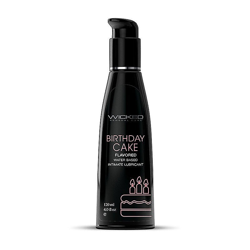 Wicked Aqua Birthday Cake Lubricant By Wicked Sensual Care - Water Based Lubes