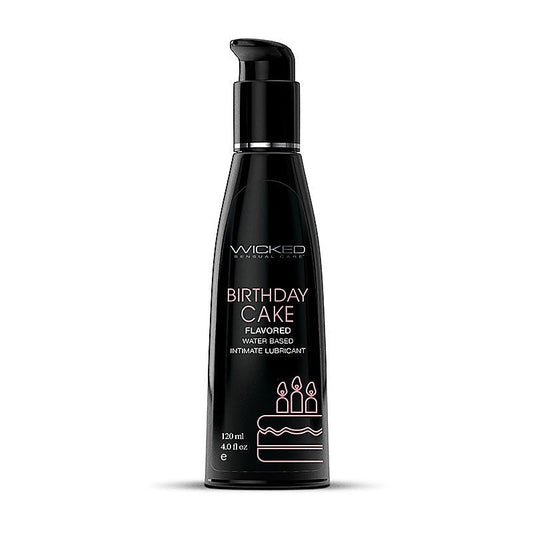 Wicked Aqua Birthday Cake Flavoured Water Based Lubricant