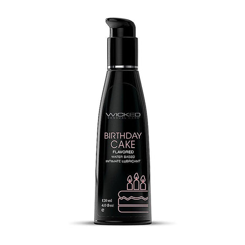 Wicked Aqua Birthday Cake Lubricant By Wicked Sensual Care - Water Based Lubes