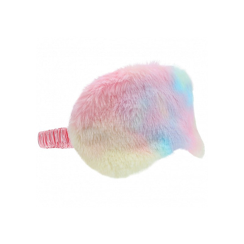 Ouch! Fetish Power Play Fluffy Eye Mask By Shots Toys - Masks And Blindfolds