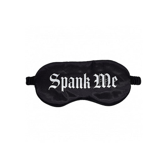 Shots Toys OUCH! Spank Me Printed Fetish Play Eye Mask - Masks And Blindfolds