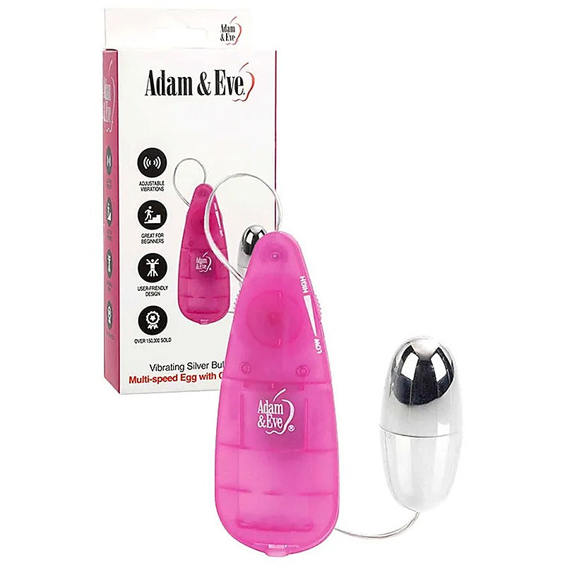 Vibrating Silver Bullet 2.0 By Adam & Eve - Bullet Vibrators