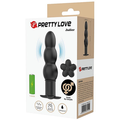 Jadier Vibrating Silicone Anal Plug By Baile - Butt Plugs