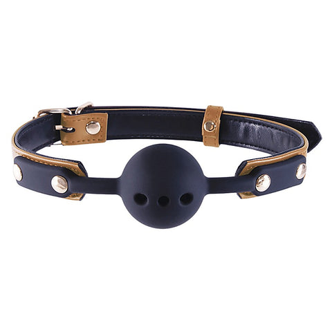 Breathable Bdsm Play Silicone Gag Ball By Nanma - Bondage Gags and Bits