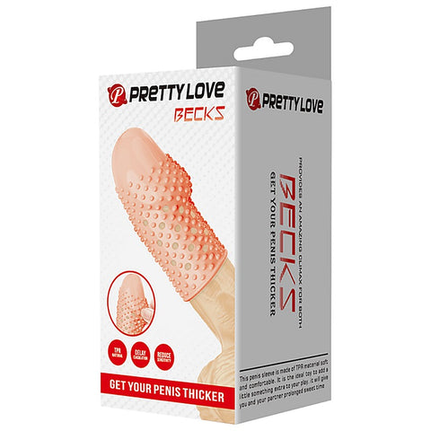 Becks Realistic Penis Extension Sleeve By Baile - Penis Sleeves and Extenders