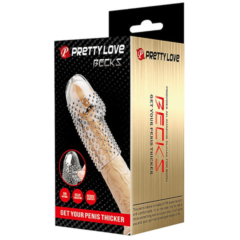 Becks Realistic Penis Extension Sleeve By Baile - Penis Sleeves and Extenders