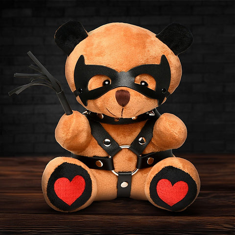 Dom Teddy Bear Plushy by XR Brands - Party Gifts and Novelties