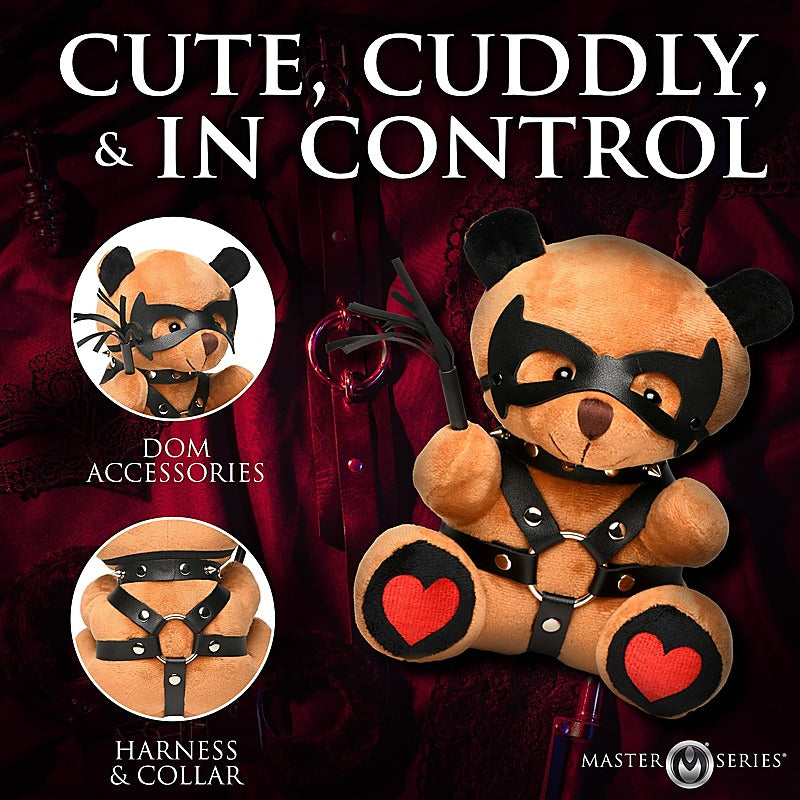 Dom Teddy Bear Plushy by XR Brands - Party Gifts and Novelties