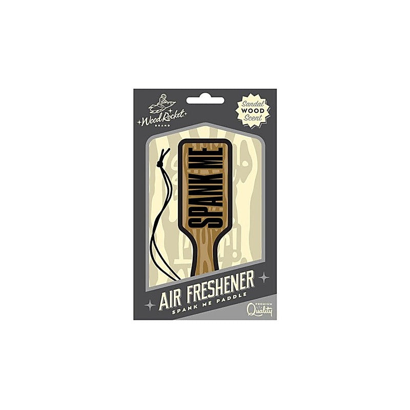 Spank Me Paddle Air Freshener By Wood Rocket - Party Gifts and Novelties